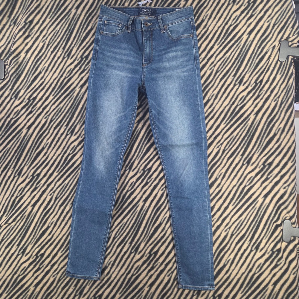 Lucky Brand Bridgette Skinny Jeans Womens 4/27 High Rise Medium Wash Denim